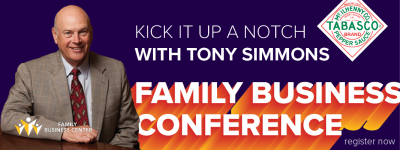 tony simmons will headline the iowa family business conference on november 10