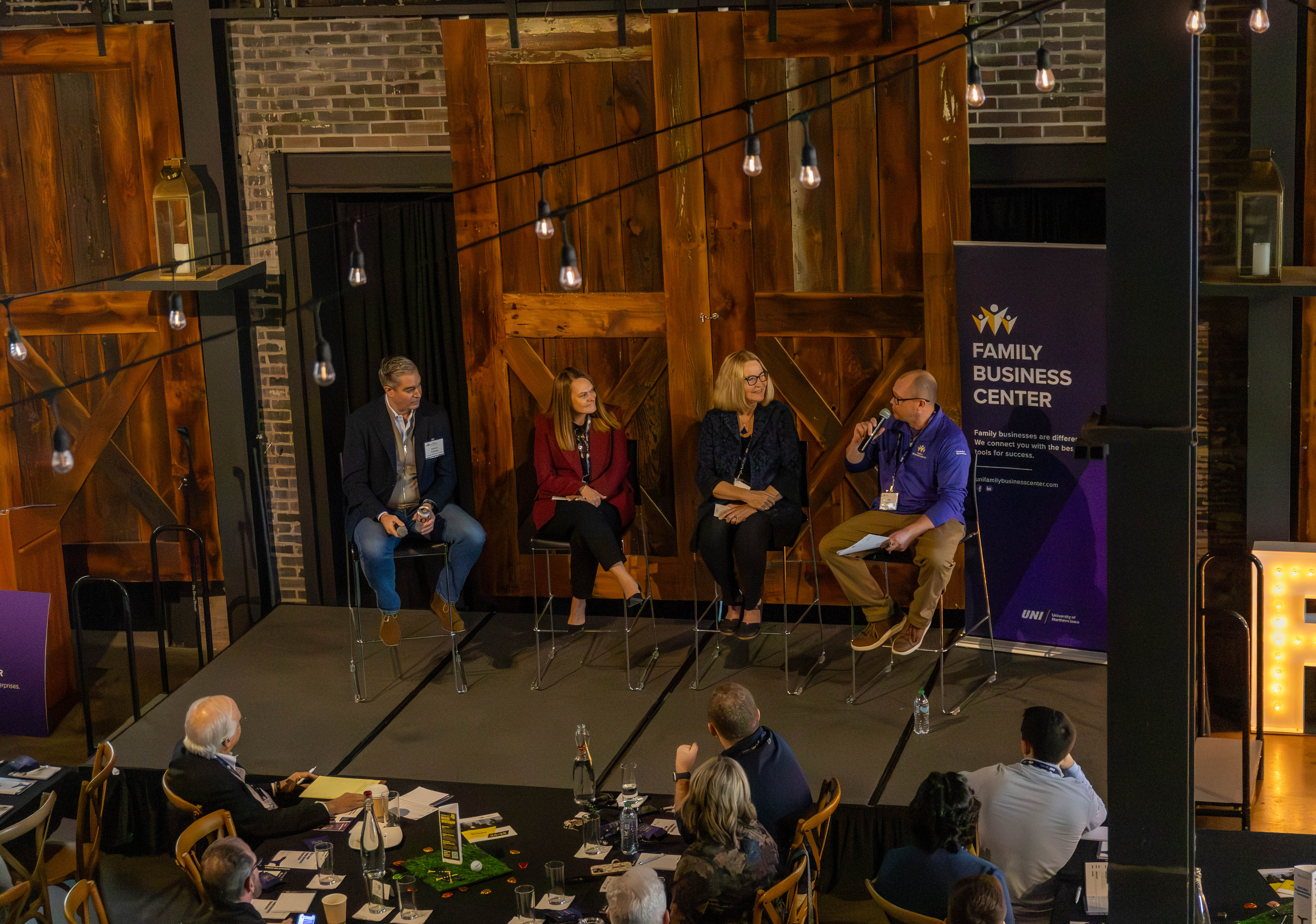 2025 Iowa Family Business Conference featured a panel of successful succession planners
