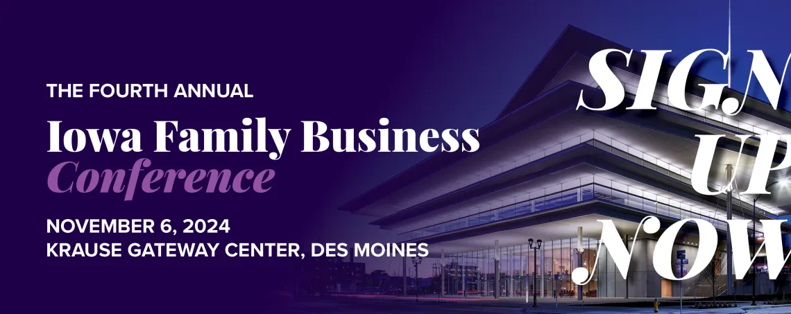 Iowa Family Business Conference registration is open now